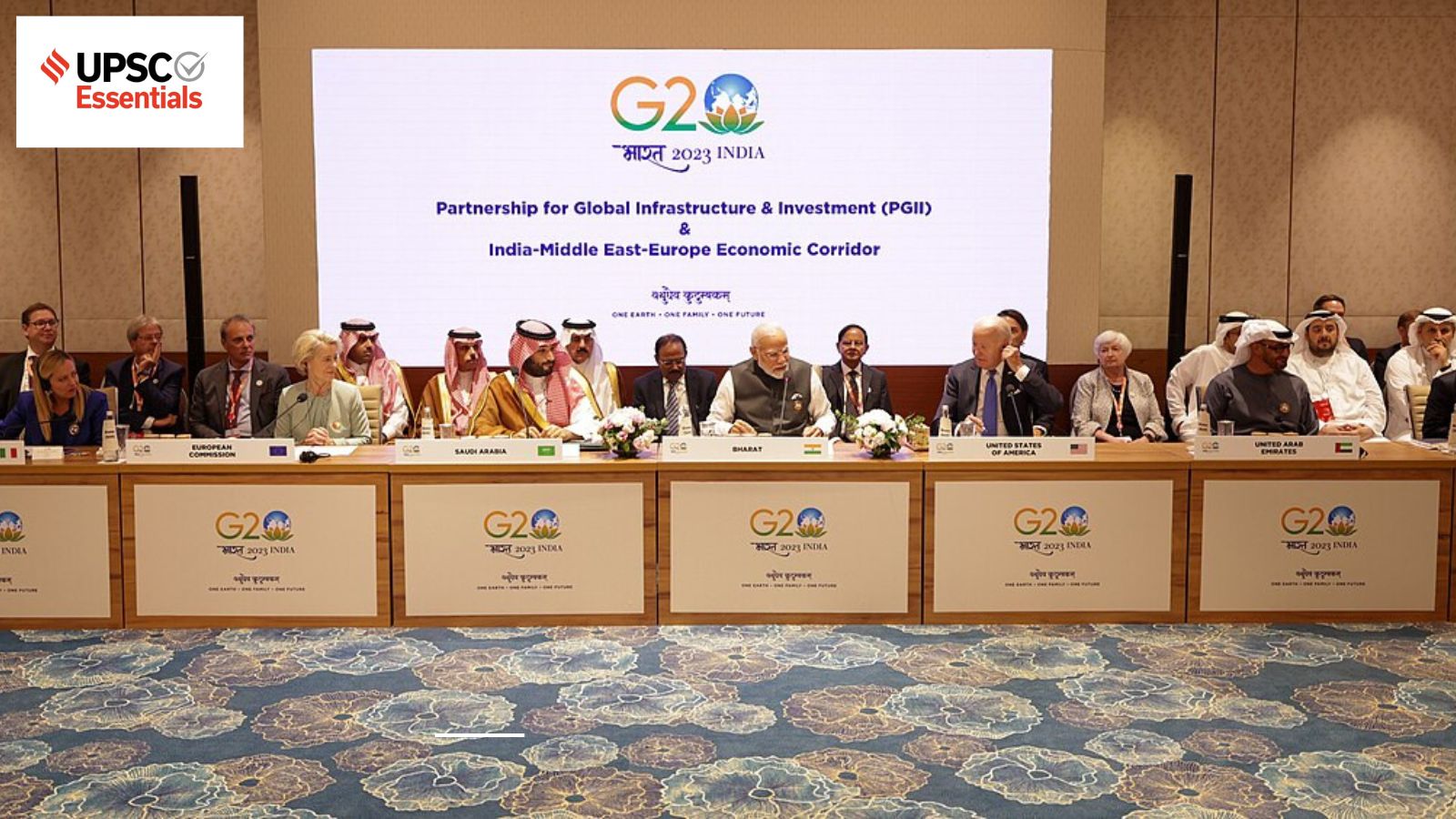 IMEC: India's Vision for a New Golden Road to Europe